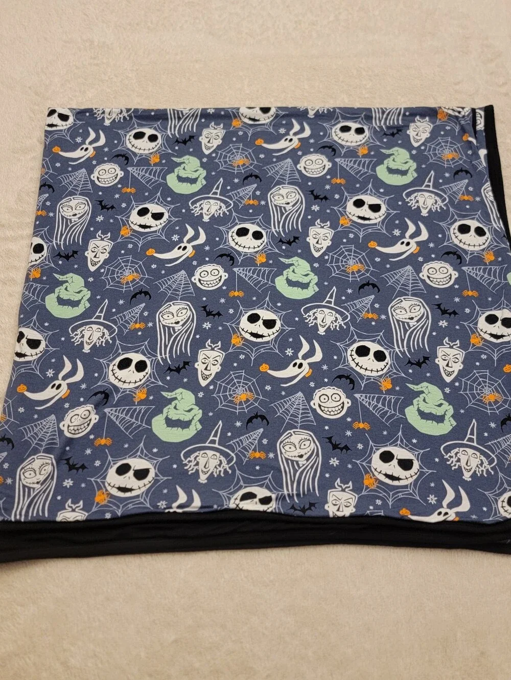 Little Sleepies Nightmare Before Christmas NBC Cloud Blanket Crib Sheet Bundle